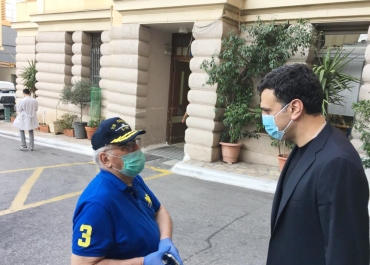 19/05/2020 - Επίσκεψη στο νοσοκομείο «Ιπποκράτειο»