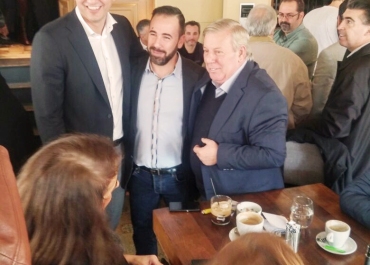  21/01/2018 - Στη κοπή της πίτας της τοπικής του 2ου διαμερίσματος.