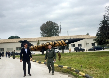 30/01/2018 - Επίσκεψη του Τομεάρχη Εθνικής Άμυνας της Ν.Δ. Βασίλη Κικίλια στην 116 Πτέρυγα Μάχης στον Άραξο