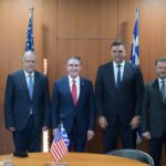 Συνάντηση του Υπουργού Ναυτιλίας και Νησιωτικής Πολιτικής, Βασίλη Κικίλια, με τον Υπουργό Εσωτερικών των Ηνωμένων Πολιτειών, Doug Burgum